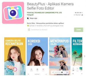 Download Aplikasi Selfie BeautyPlus