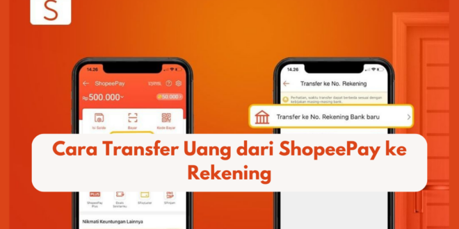 Cara Transfer Uang dari ShopeePay ke Rekening